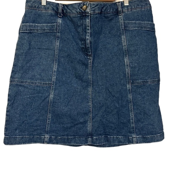 Boden‎ Abingdon Denim Jean Mini Skirt Size 16/18T - Picture 2 of 10